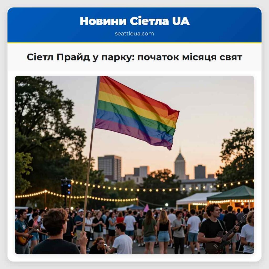 Сіетл Прайд у парку: початок місяця свят