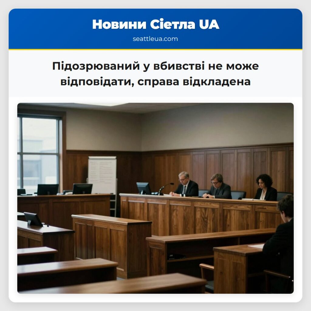 Підозрюваний у вбивстві не може відповідати,