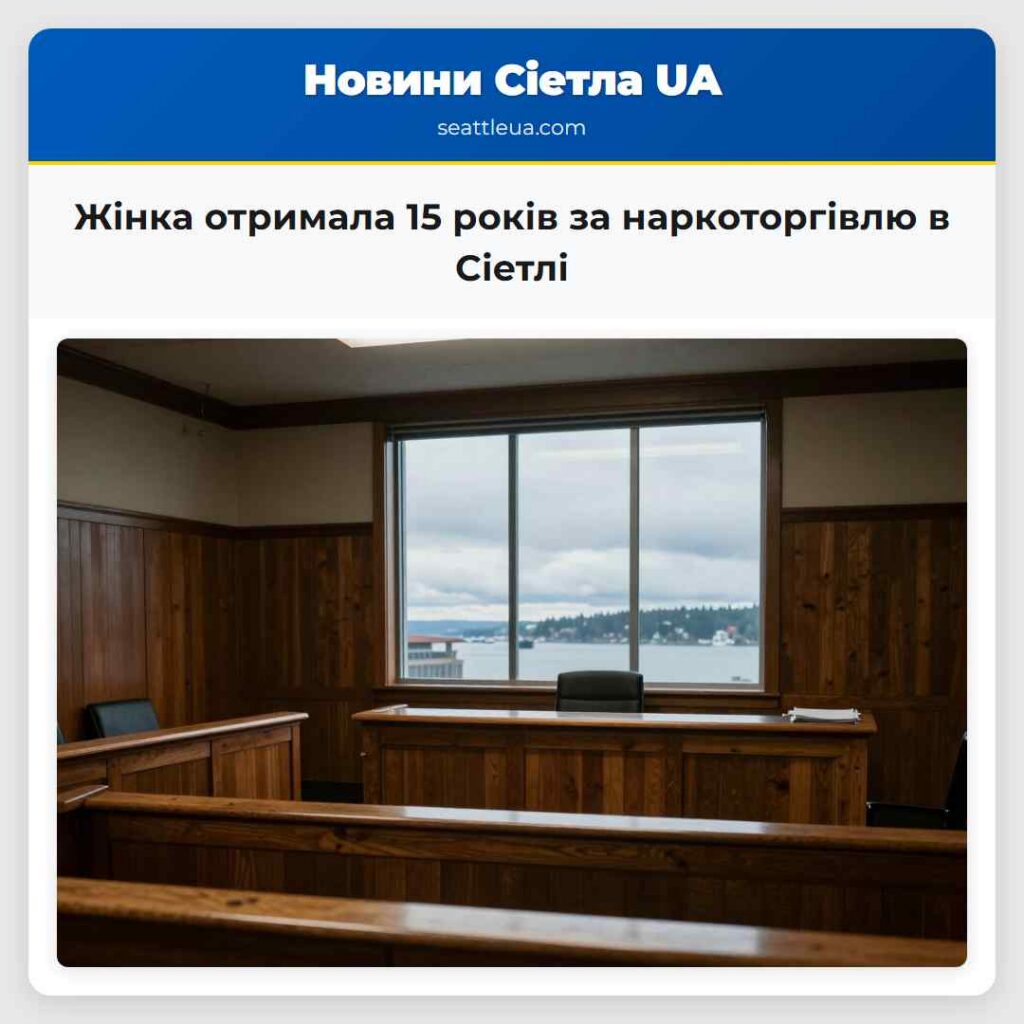 Жінка отримала 15 років за наркоторгівлю в Сіетлі