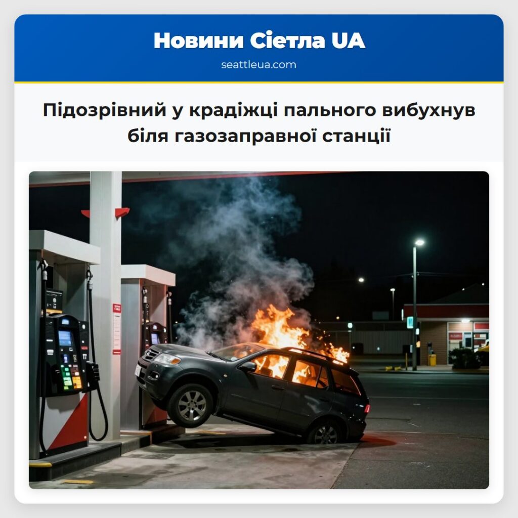 Підозрівний у крадіжці пального вибухнув біля