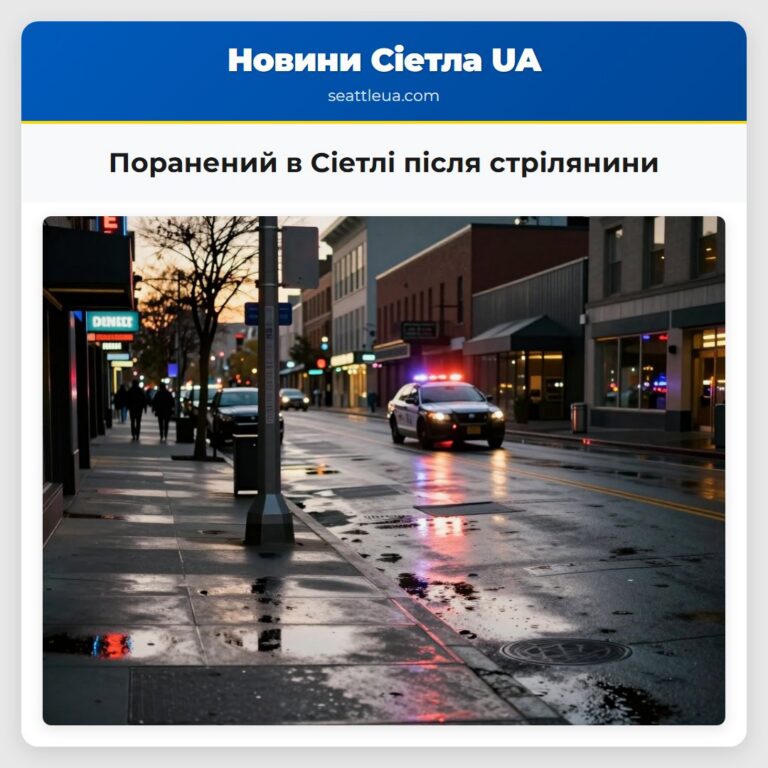 Поранений в Сіетлі після стрілянини