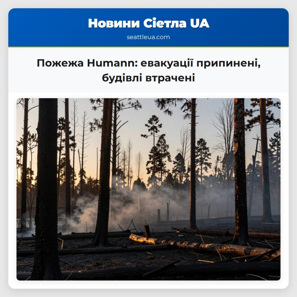 Пожежа Humann: евакуації припинені, будівлі