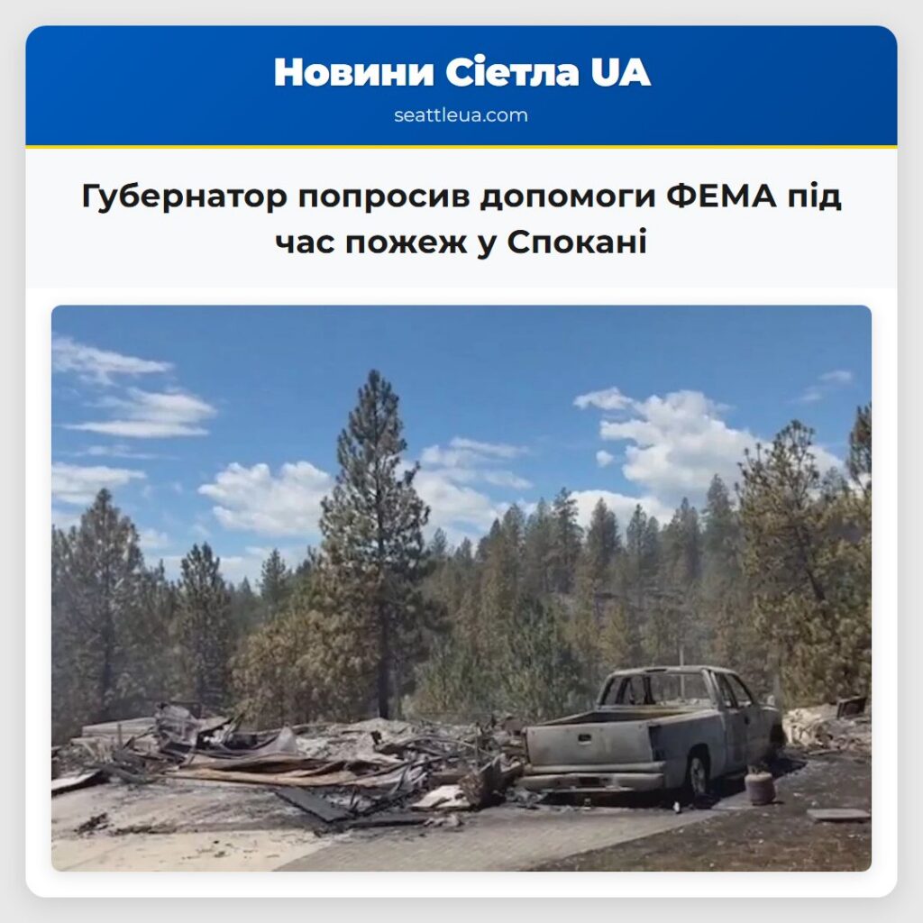 Губернатор попросив допомоги ФЕМА під час пожеж у