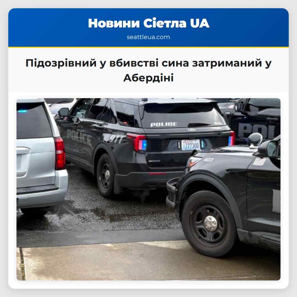 Підозрівний у вбивстві сина затриманий у Абердіні