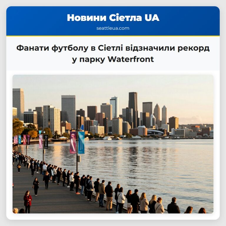 Фанати футболу в Сіетлі відзначили рекорд у парку Waterfront