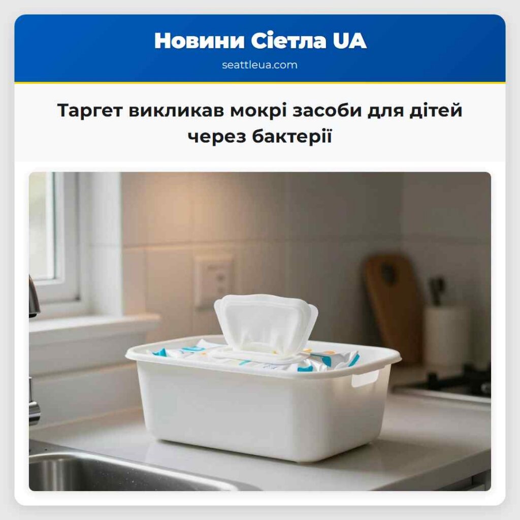 Таргет викликав мокрі засоби для дітей через