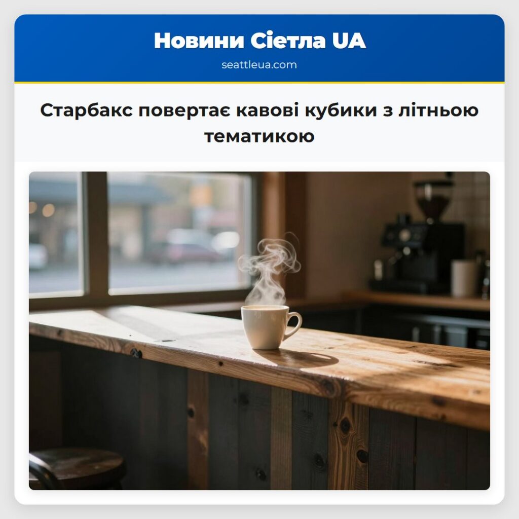 Старбакс повертає кавові кубики з літньою