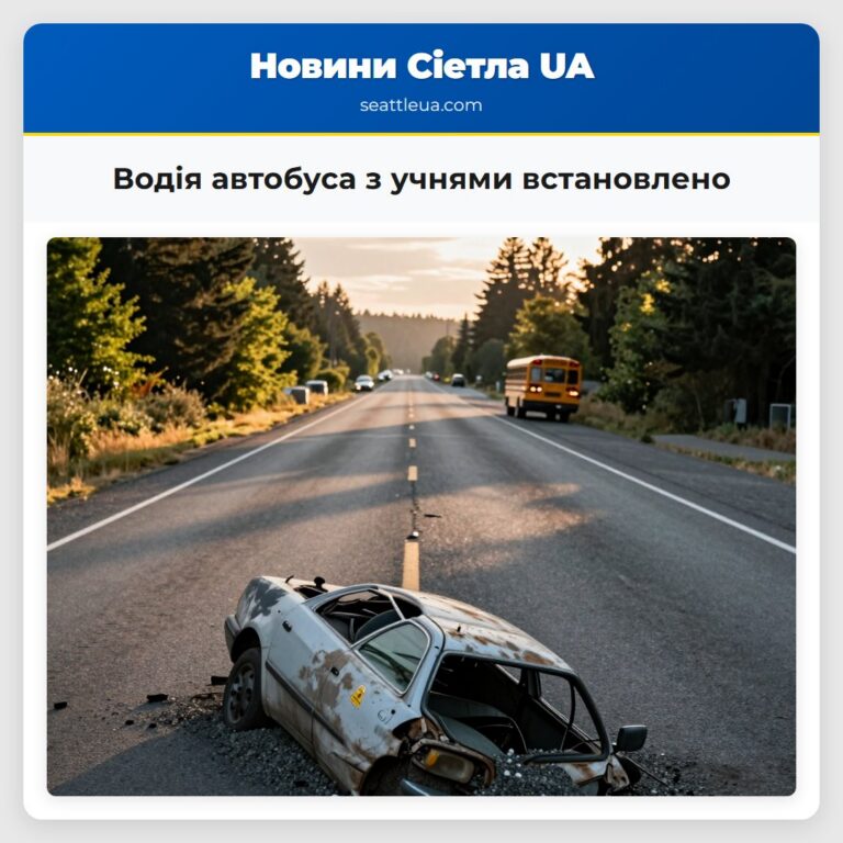 Водія автобуса з учнями встановлено