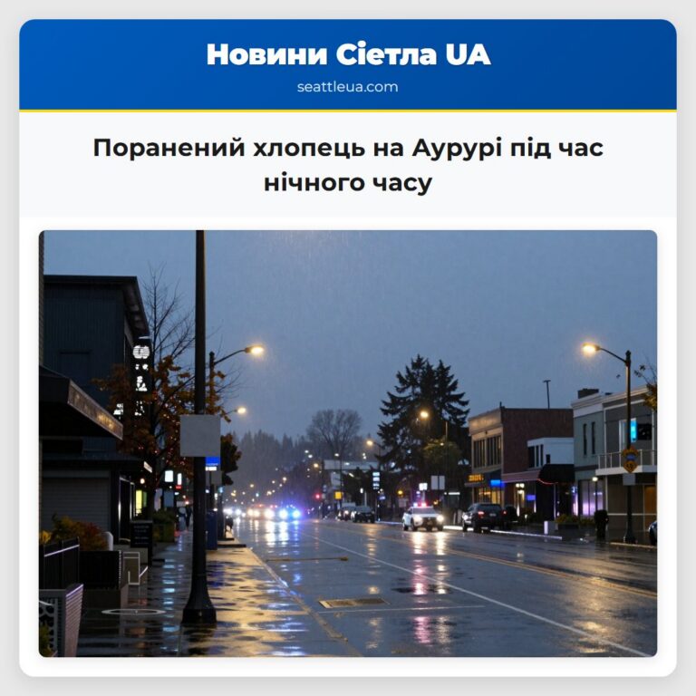 Поранений хлопець на Аурурі під час нічного часу