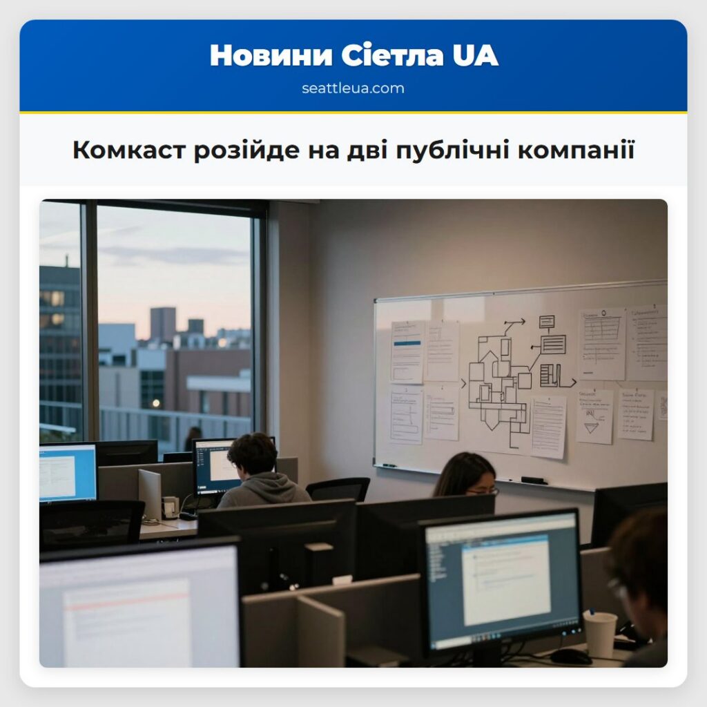 Комкаст розійде на дві публічні компанії