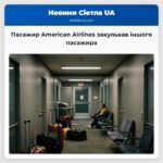Пасажир American Airlines закулькав іншого пасажира
