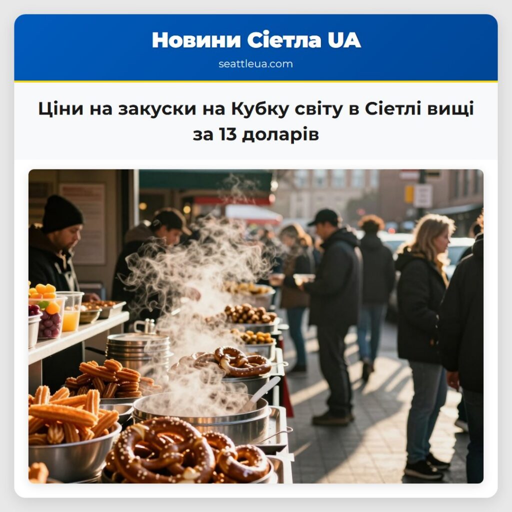Ціни на закуски на Кубку світу в Сіетлі вищі за