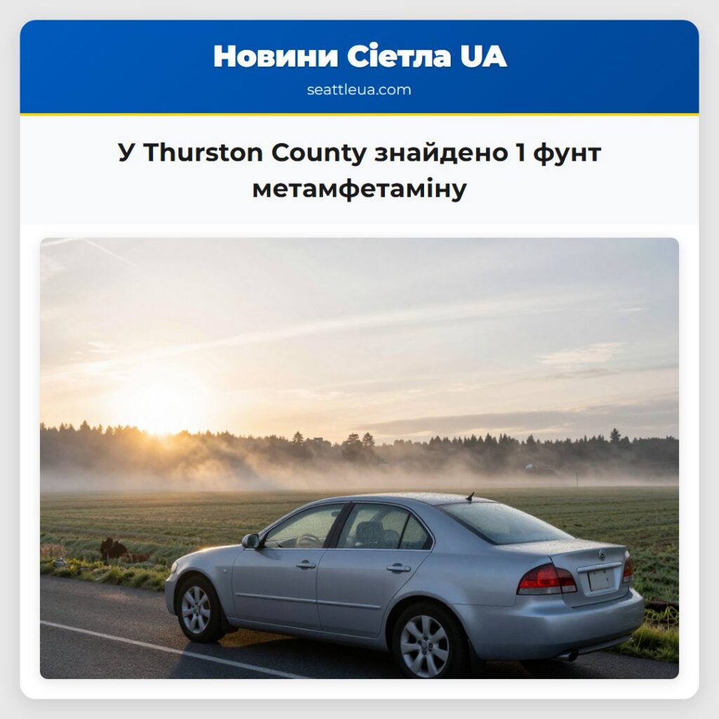 У Thurston County знайдено 1 фунт метамфетаміну