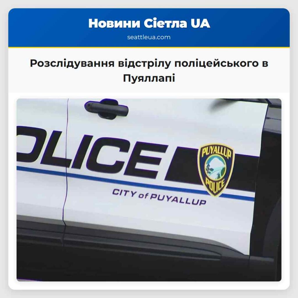 Розслідування відстрілу поліцейського в Пуяллапі