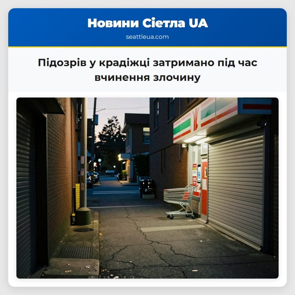 Підозрів у крадіжці затримано під час вчинення