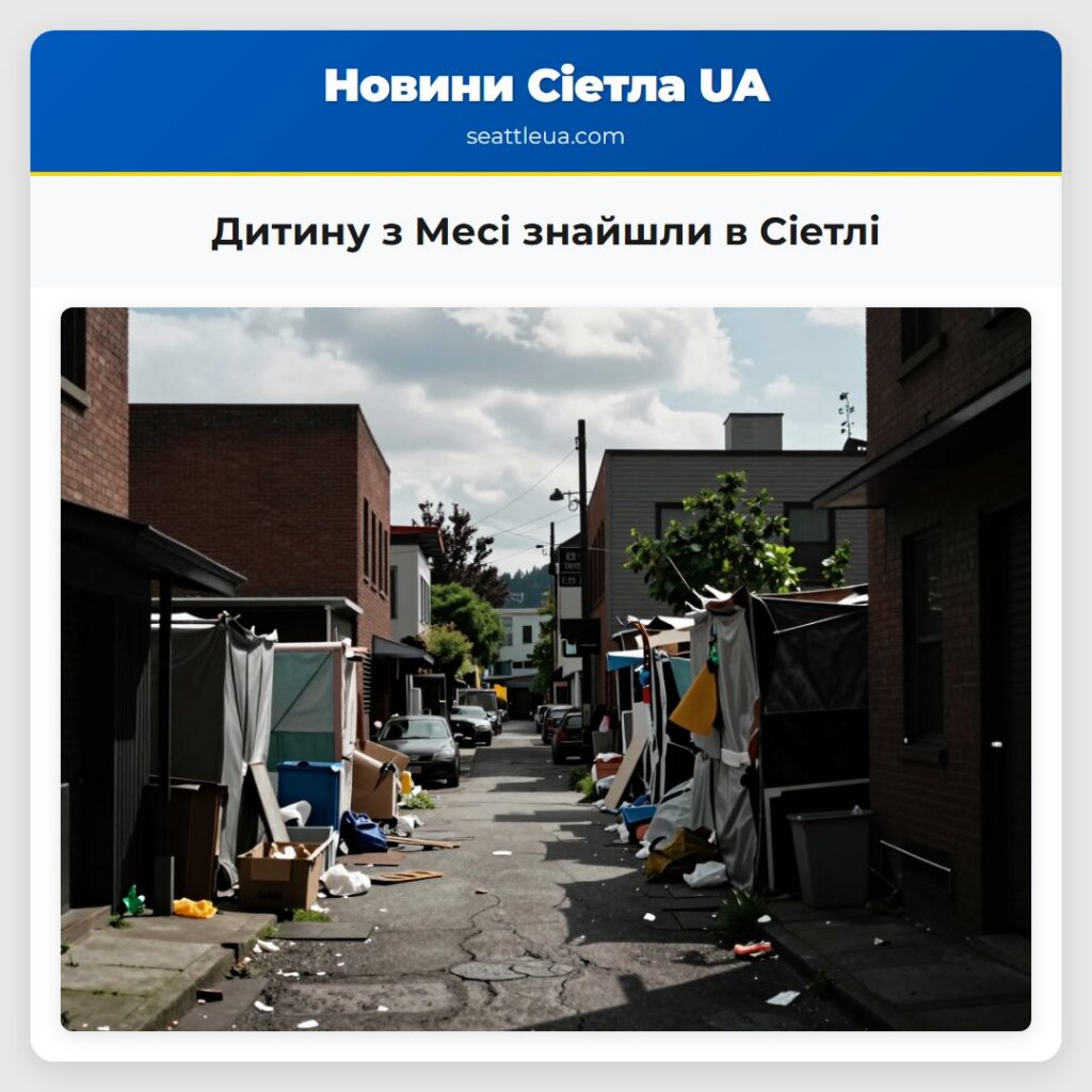Дитину з Месі знайшли в Сіетлі