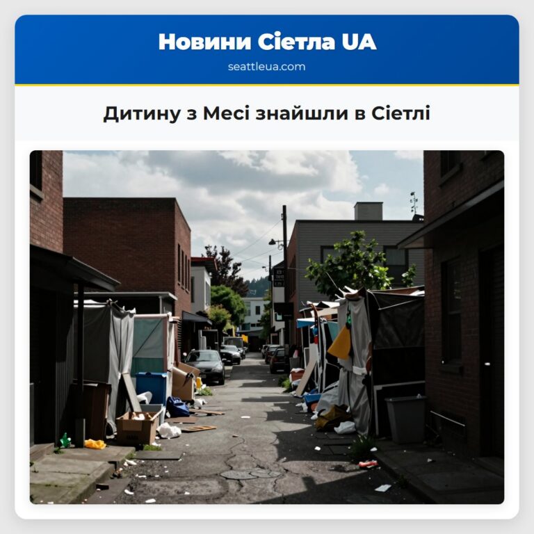 Дитину з Месі знайшли в Сіетлі