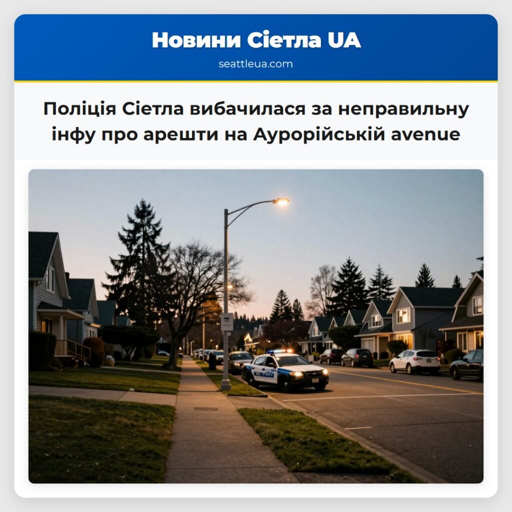 Поліція Сіетла вибачилася за неправильну інфу про