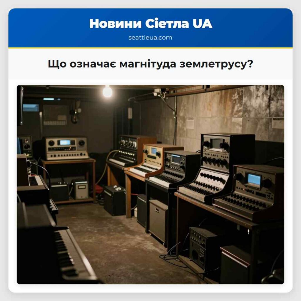 Що означає магнітуда землетрусу?
