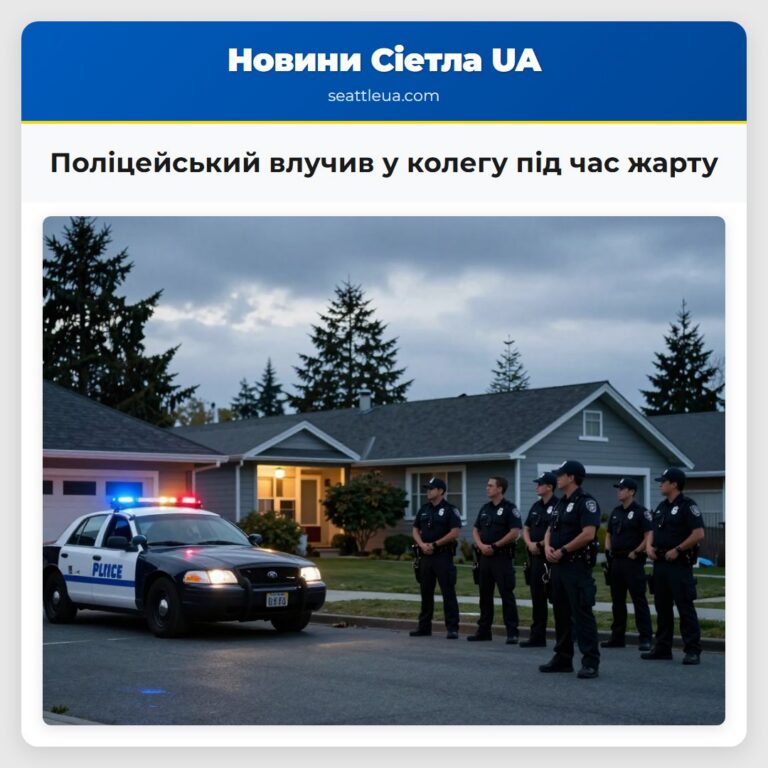 Поліцейський влучив у колегу під час жарту