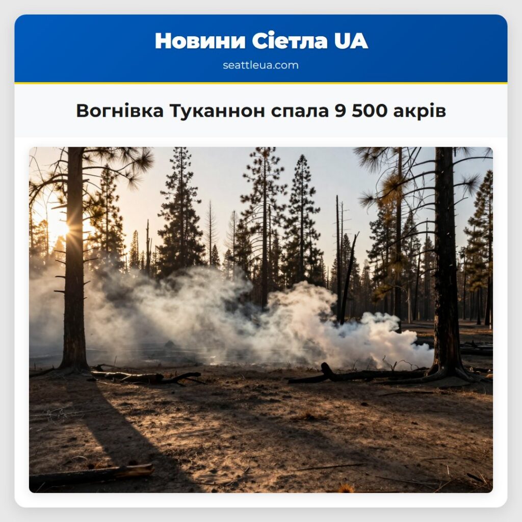 Вогнівка Туканнон спала 9 500 акрів