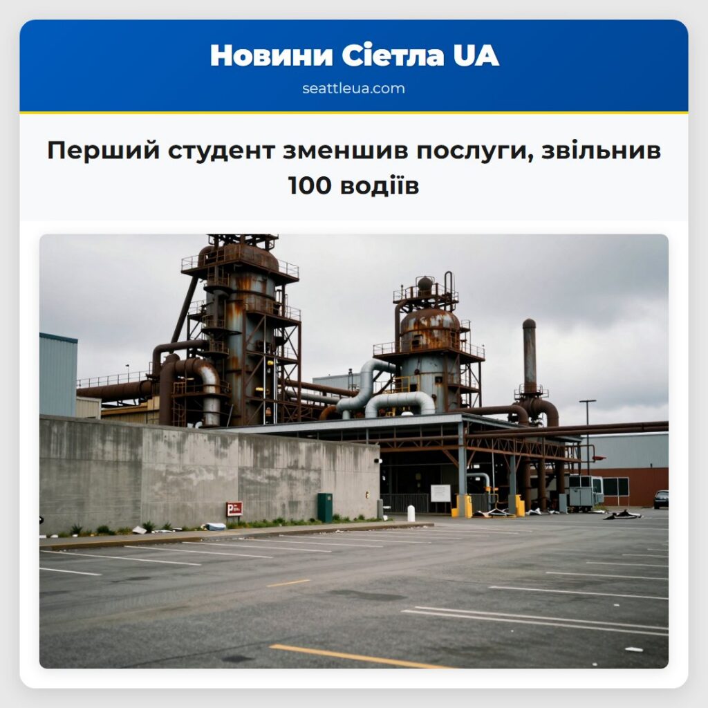 Перший студент зменшив послуги, звільнив 100