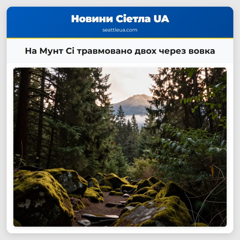 На Мунт Сі травмовано двох через вовка