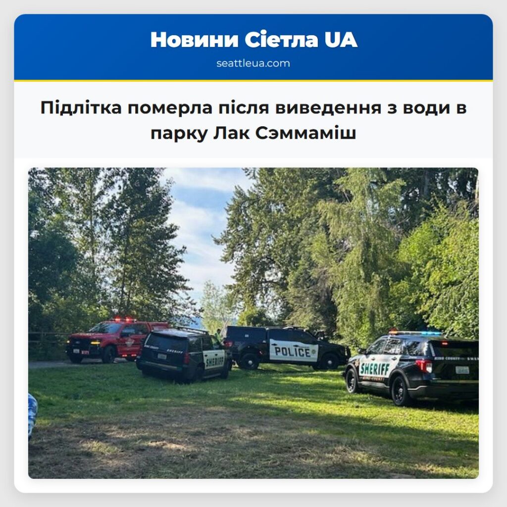 Підлітка померла після виведення з води в парку