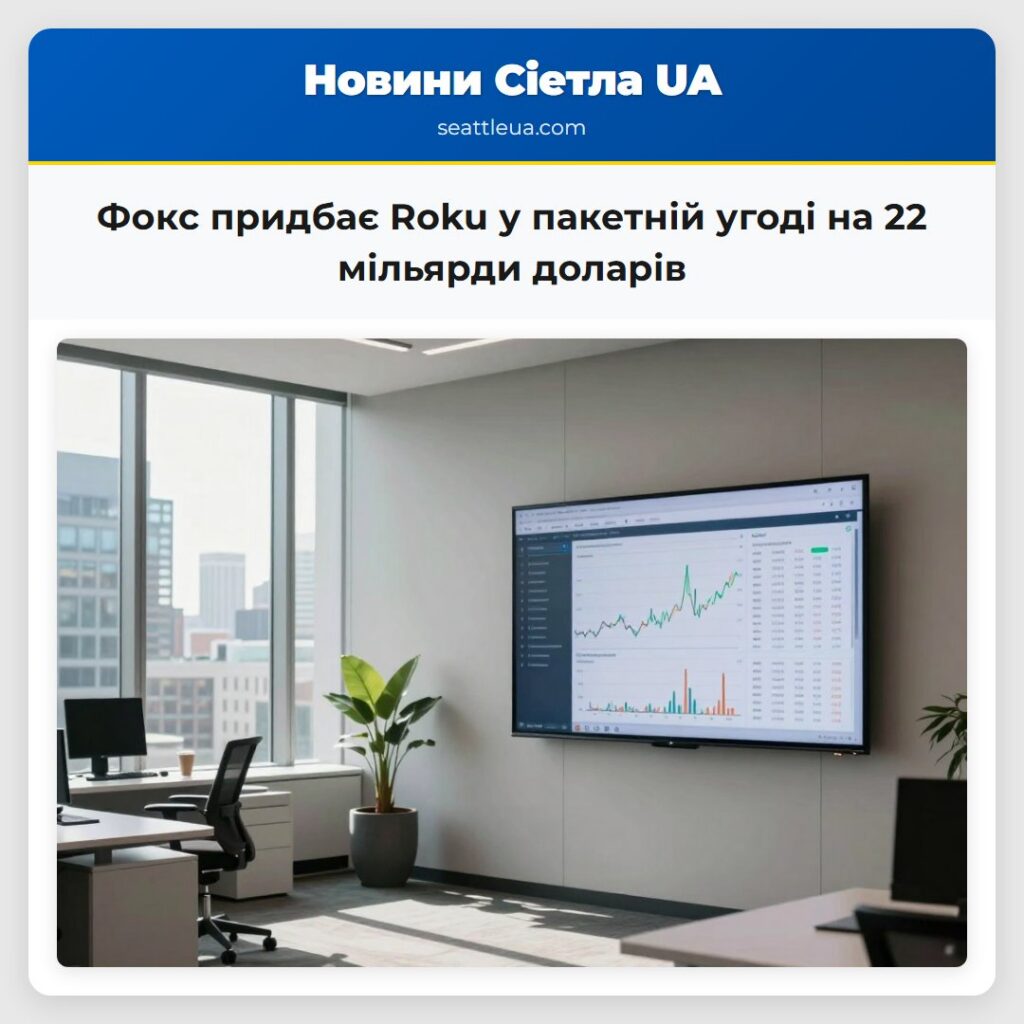 Фокс придбає Roku у пакетній угоді на 22 мільярди