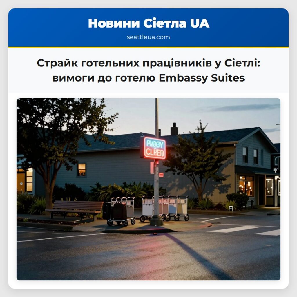 Страйк готельних працівників у Сіетлі: вимоги до