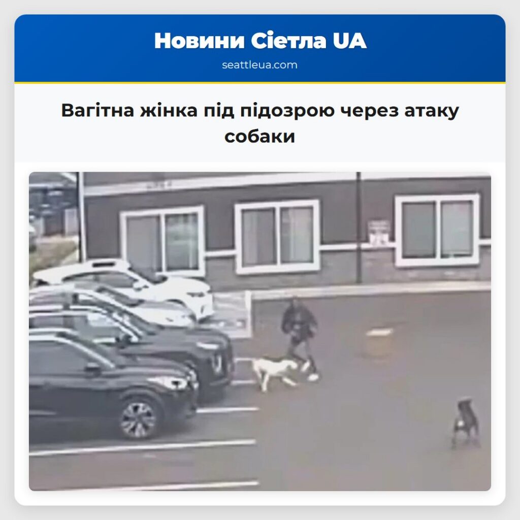 Вагітна жінка під підозрою через атаку собаки