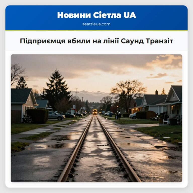 Підприємця вбили на лінії Саунд Транзіт