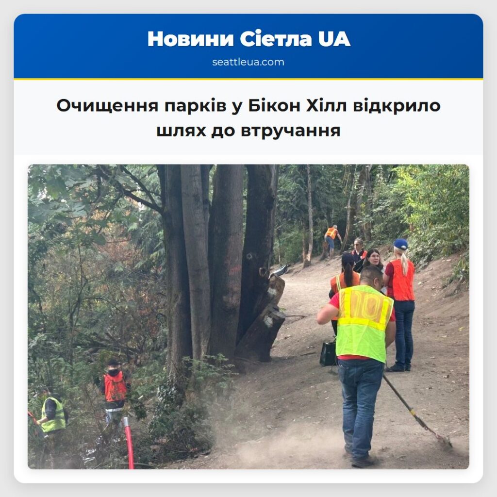Очищення парків у Бікон Хілл відкрило шлях до