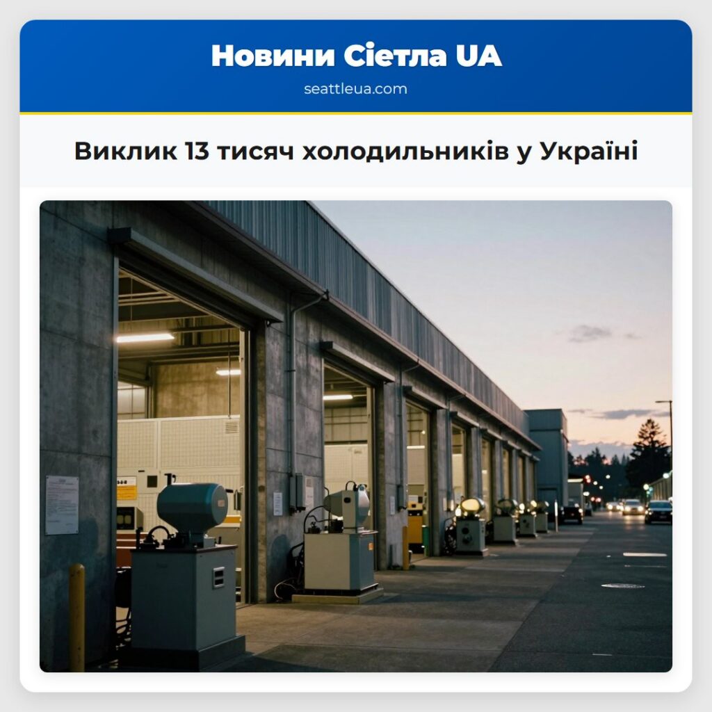 Виклик 13 тисяч холодильників у Україні