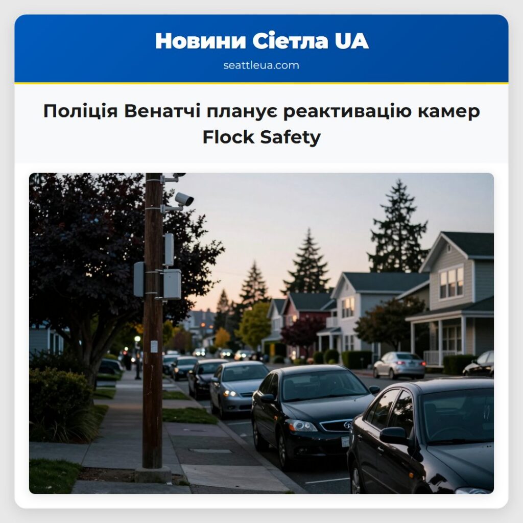 Поліція Венатчі планує реактивацію камер Flock