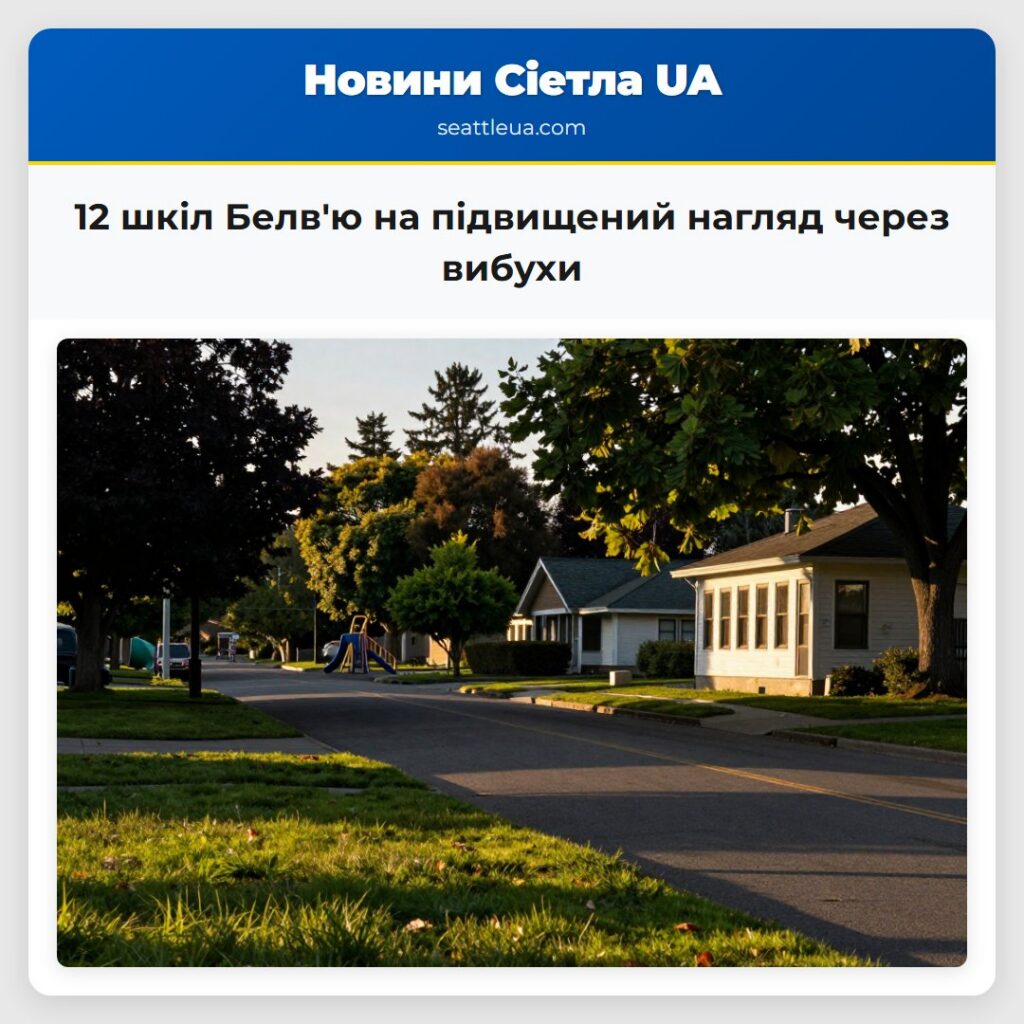 12 шкіл Белв'ю на підвищений нагляд через вибухи