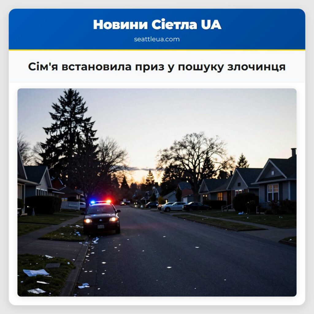 Сім'я встановила приз у пошуку злочинця