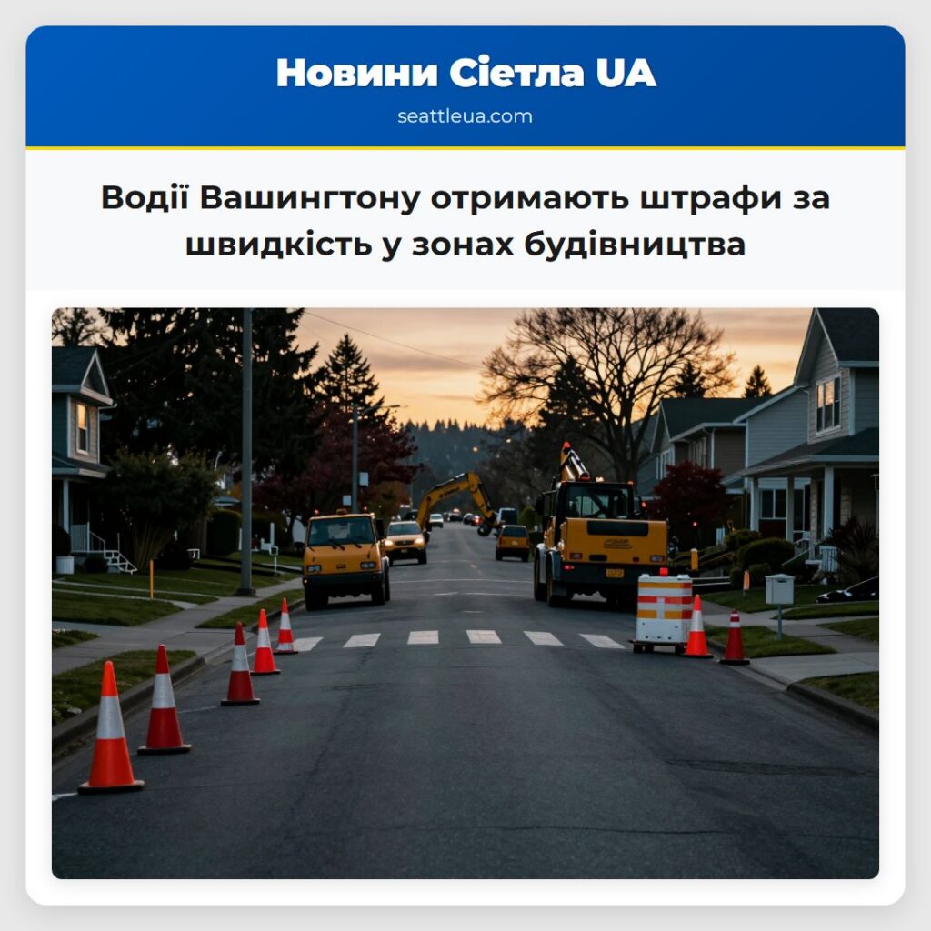 Водії Вашингтону отримають штрафи за швидкість у