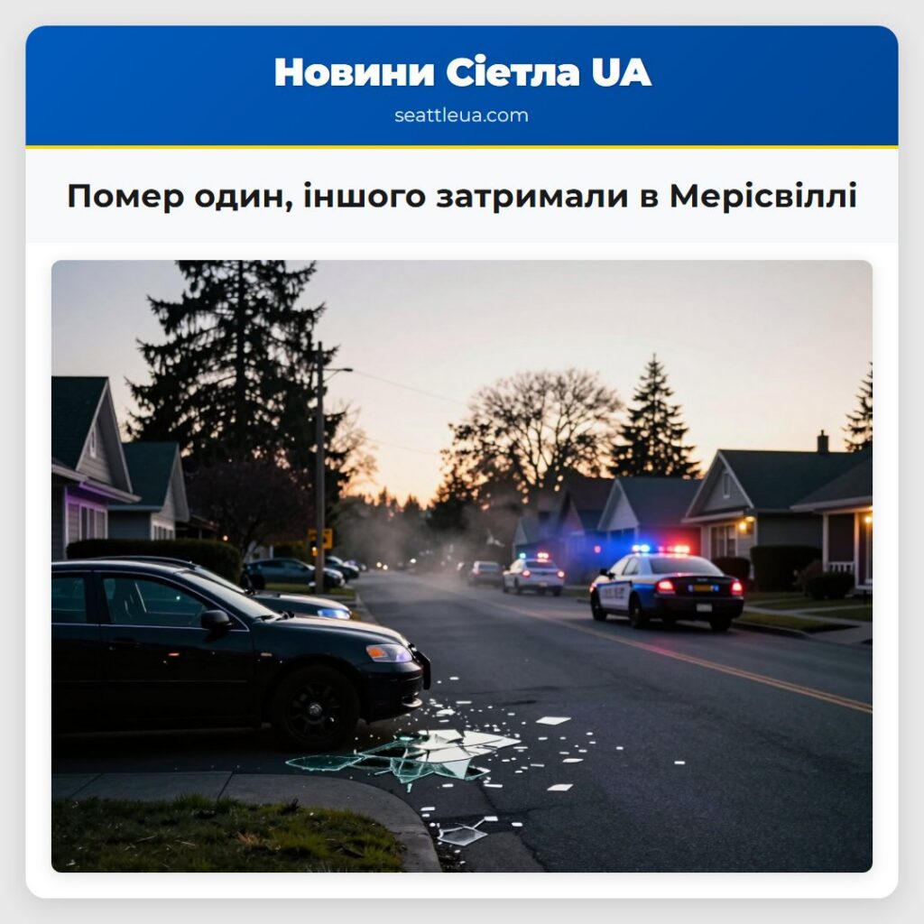 Помер один, іншого затримали в Мерісвіллі