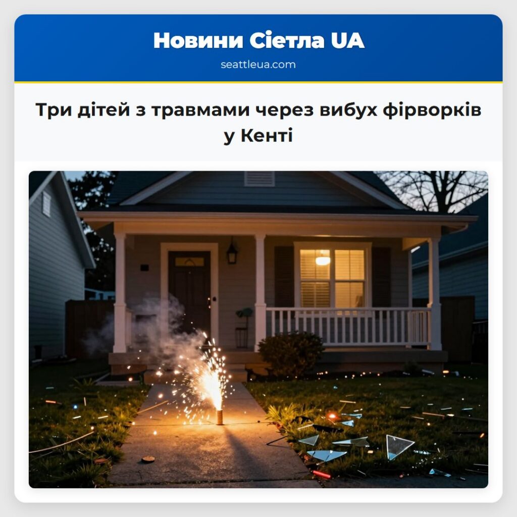 Три дітей з травмами через вибух фірворків у Кенті