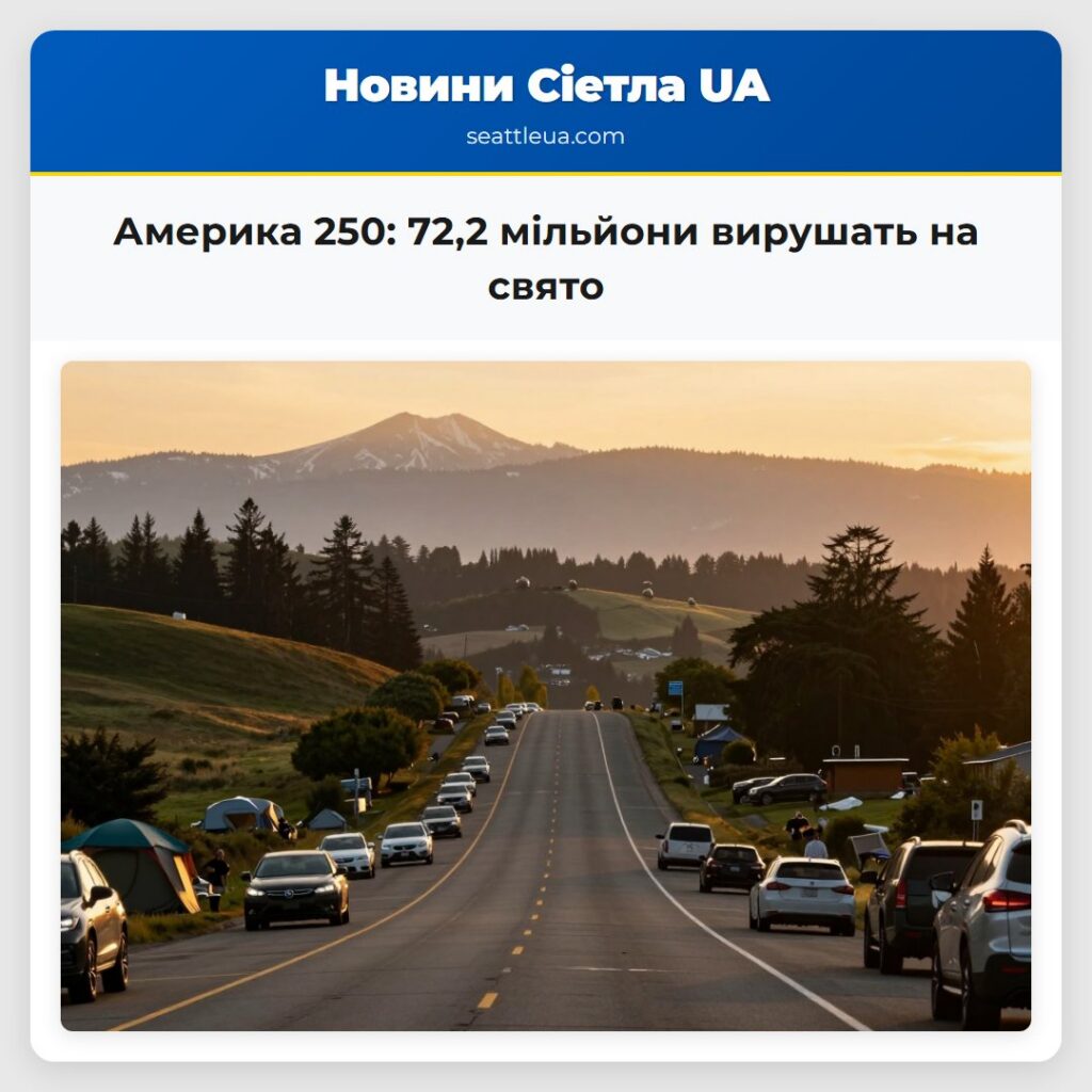Америка 250: 72,2 мільйони вирушать на свято