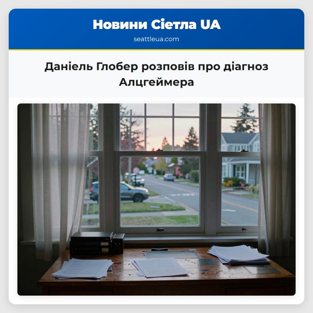 Даніель Глобер розповів про діагноз Алцгеймера
