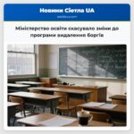 Міністерство освіти скасувало зміни до програми видалення боргів