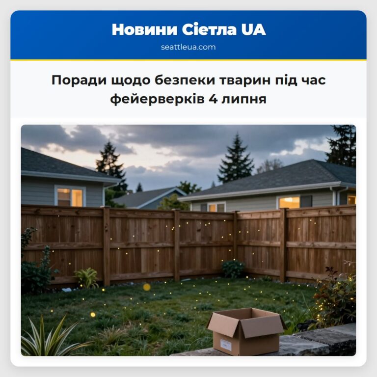 Поради щодо безпеки тварин під час фейерверків 4 липня