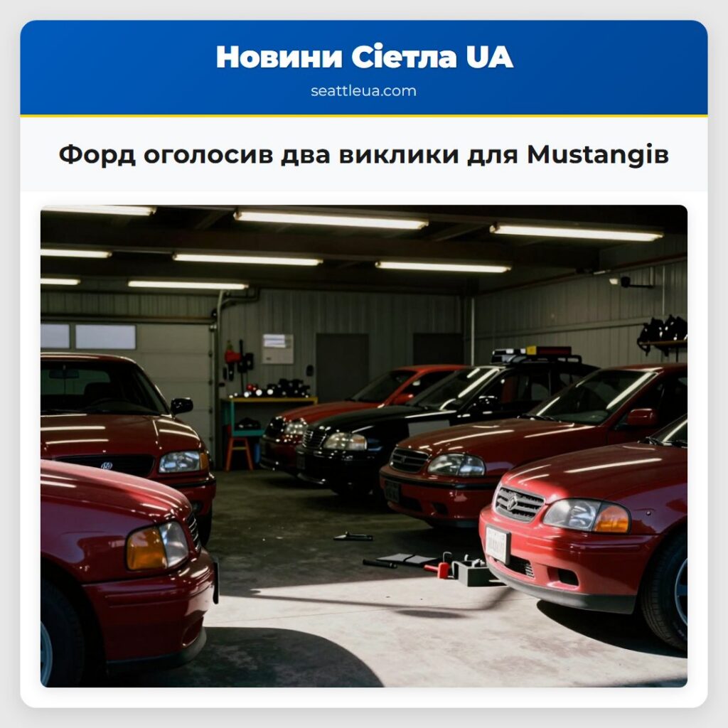 Форд оголосив два виклики для Mustangів