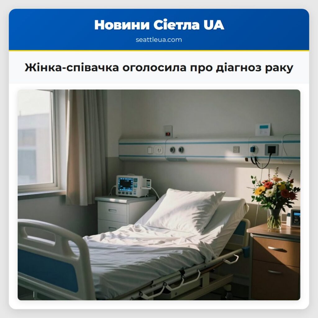 Жінка-співачка оголосила про діагноз раку