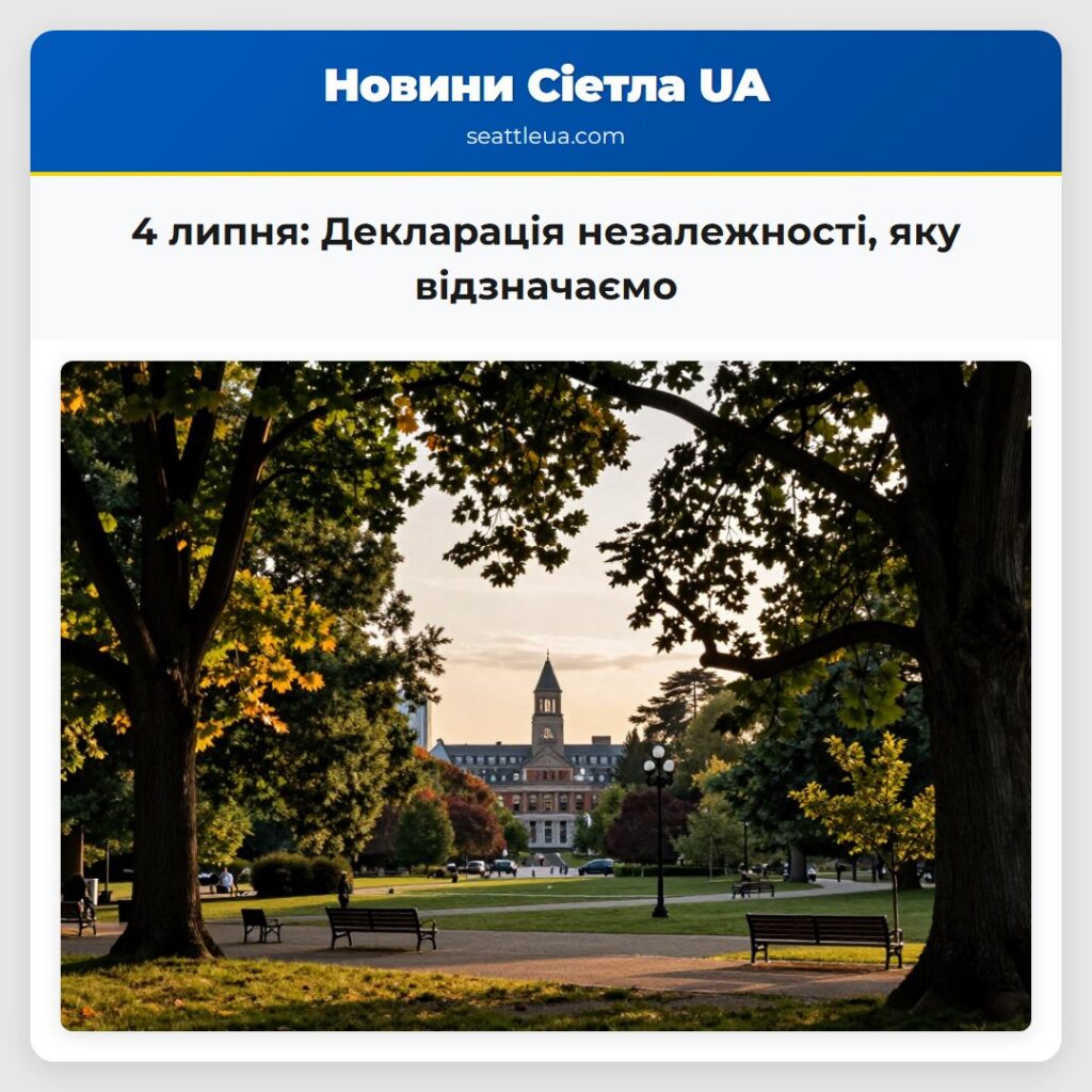 4 липня: Декларація незалежності, яку відзначаємо