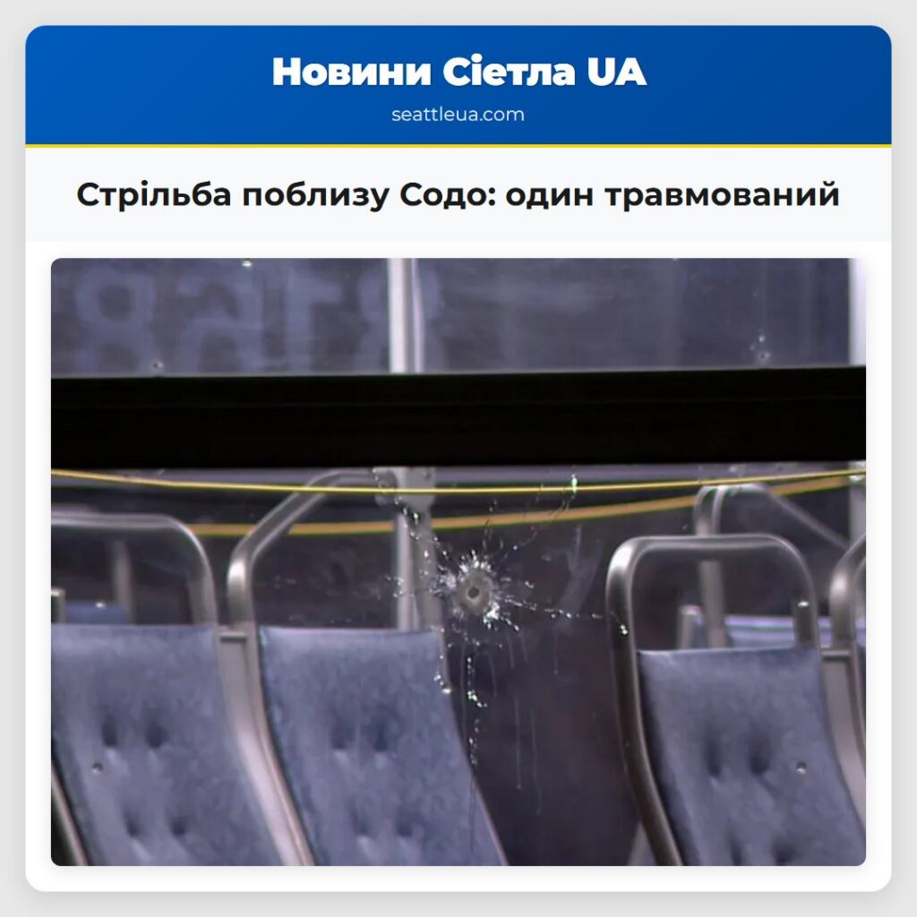 Стрільба поблизу Содо: один травмований