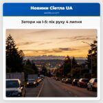 Затори на I-5 пік руху 4 липня