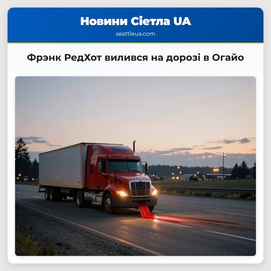 Фрэнк РедХот вилився на дорозі в Огайо